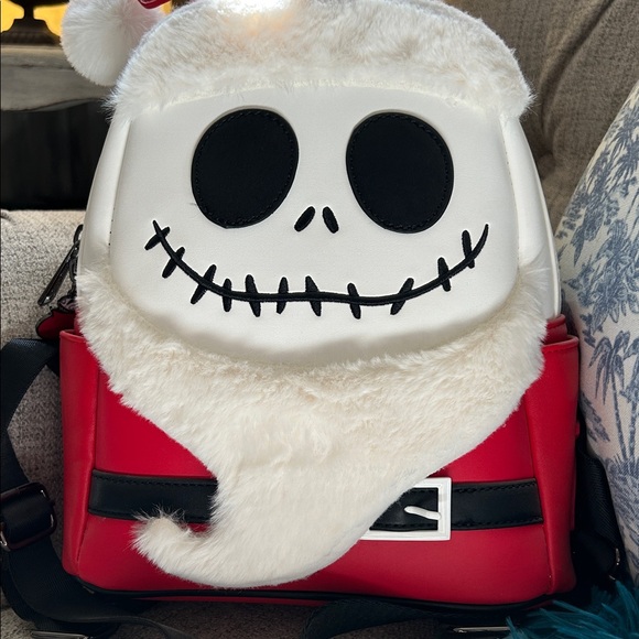 Disney Red and White Santa Backpack - Picture 2 of 12